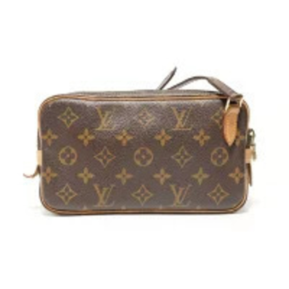 Louis Vuitton Monogram Marly Bandouliere Shoulder Bag Brown